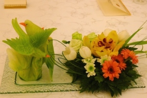 Table arrangements State banquet dec 9th photo Niamh Cunningham copy