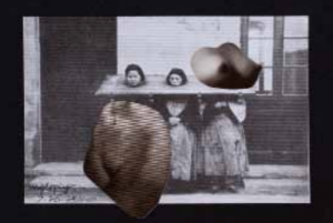 Meng Liping 孟丽萍, On Show Collage mounted on card, 2011, 34 x 42.5cm