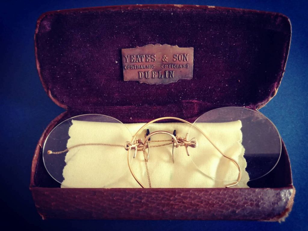 Yeates and Son Opthalmic opticians , Dublin which was on corner of Nassau st Dublin according to the book Ulysses