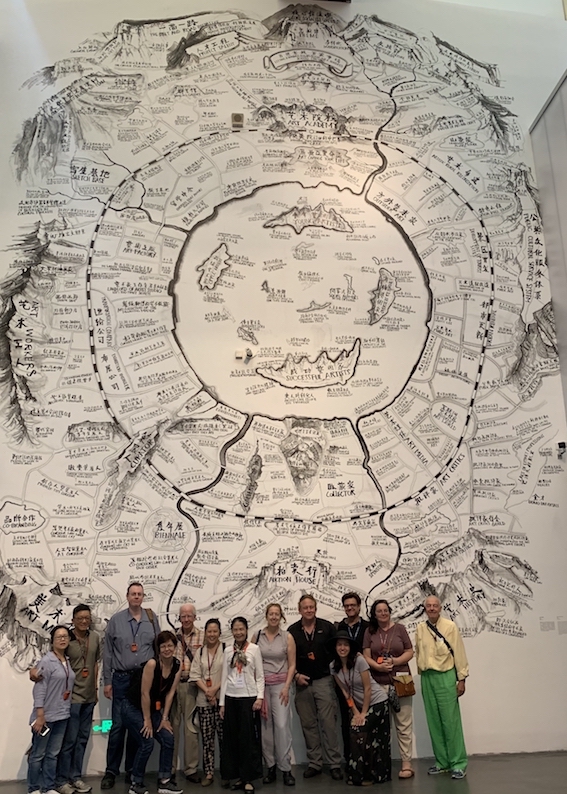 Royal Asiatic Society - Beijing , tour of Mappa Mundi  at  UCCA . 