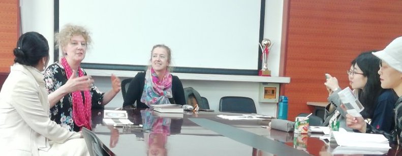 Artist presentation at Beijing Foreign Studies University