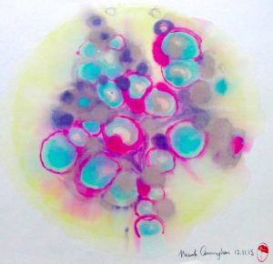 12.11.15, monoprint Niamh Cunningham 70 x70 cm 
