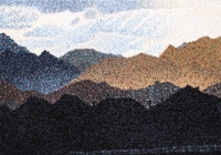 Hatta Peaks Dubai Cunningham oil on canvas  80 x 120 cm