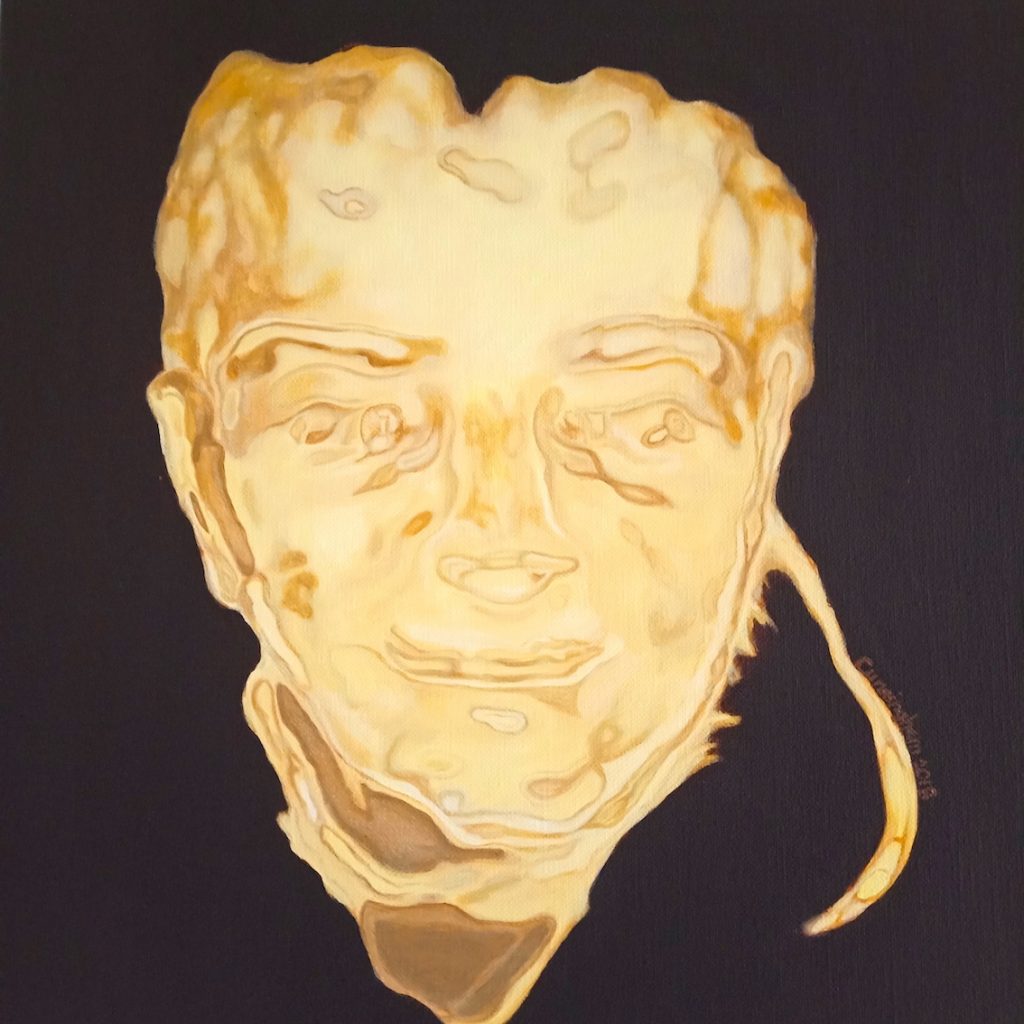 Youth in Yellow , portrait by Niamh Cunningham 